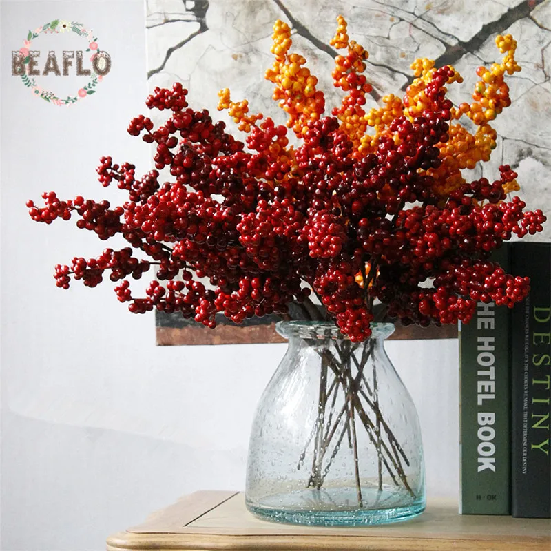1 шт. искусственные фруктовые мини ягоды Длина 48 см|bouquet stand|fruits secsfruit |
