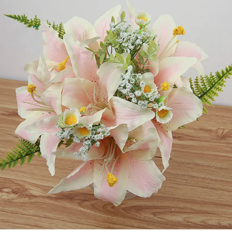 1 Набор шелковые свадебные букеты с искусственными цветами|flower wedding decoration|silk bridal