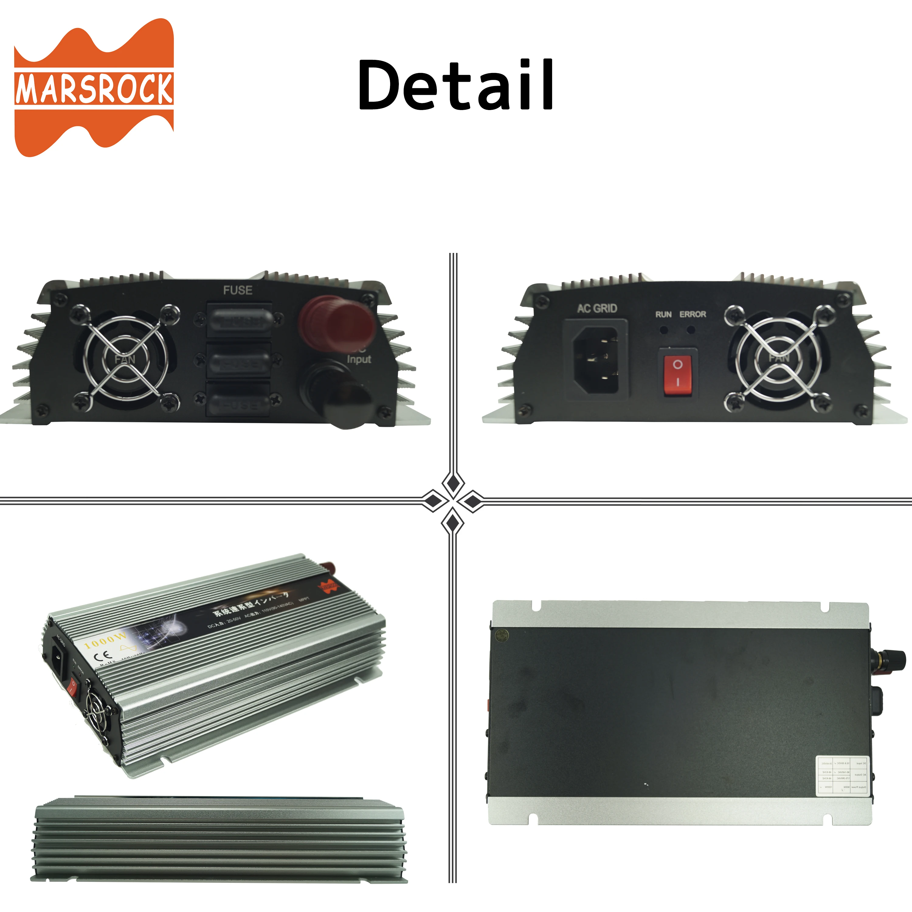 1000 Вт сетчатый микро инвертор выход 110 В/В переменного тока чистый синусоидальный