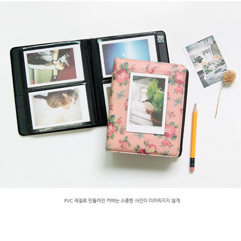 64 кармана Книга Альбом для Fujifilm Instax instant Mini 9 8 7s 70 25 50s 90 Мини пленки 3/4 дюйма фотобумага