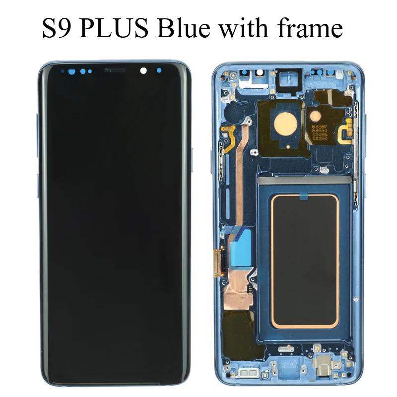 S9 PLUS Blue Frame 6," ЖК-дисплей для SAMSUNG Galaxy S9 PLUS сенсорный ЖК-экран дигитайзер с рамкой S9+ G965 G965F дисплей - Цвет: S9 PLUS Blue Frame