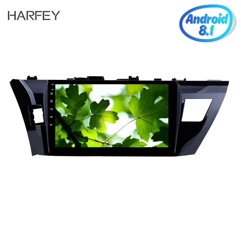 Harfey HD сенсорный экран 10,1 дюймов Автомобильный Радио gps навигация Android 8,1 для 2013 Toyota Corolla камера заднего вида DVR Carplay