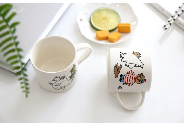 Moomin мультфильм кружка Snorkmaiden Snufkin Little My Sniff The Snork Stinky Mymble Caneca кофейная чашка Muumi подарки для детей