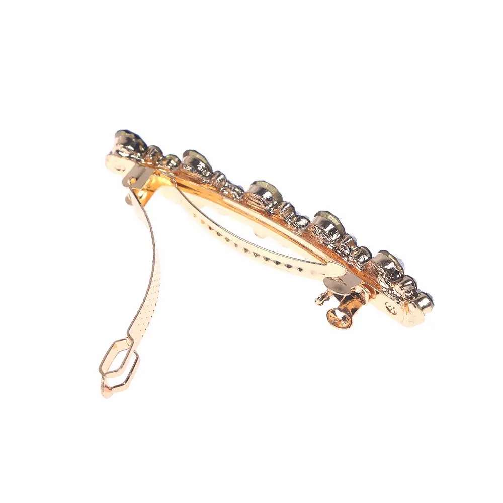 Заколки для волос с кристаллами и жемчугом модные заколки зажим инструменты