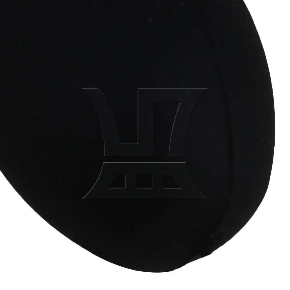 Yibuy 0,8x0,6 дюймовая черная резиновая овальная барабанная палочка для практики бесшумные наконечники ударные аксессуары упаковка из 4