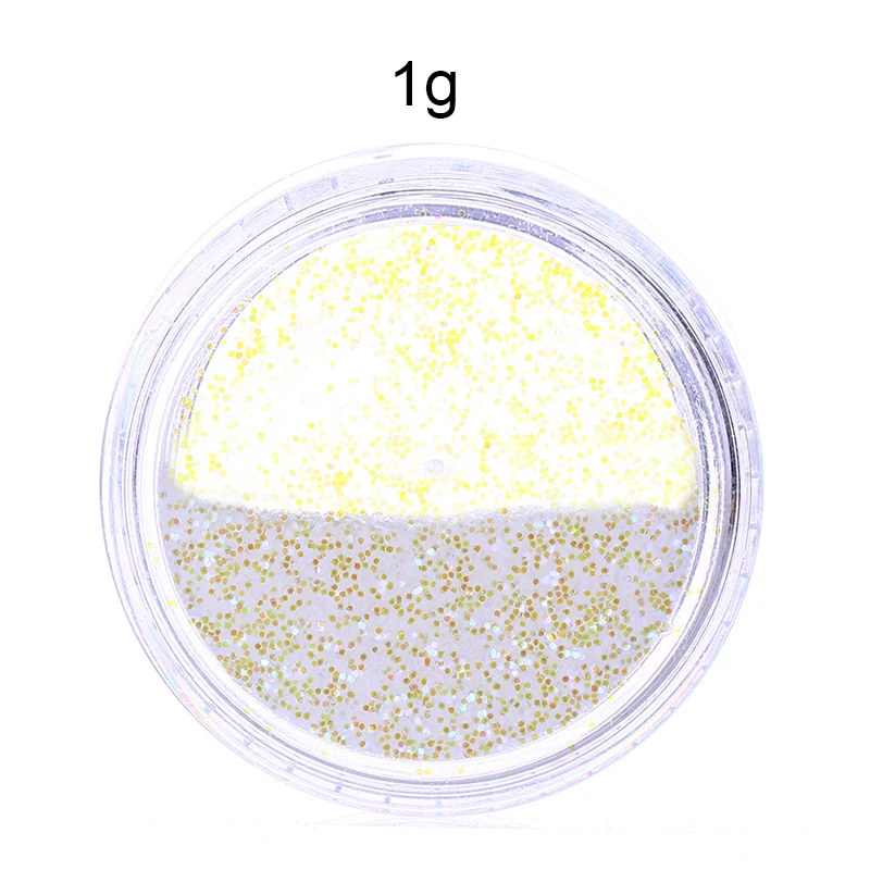 1 коробка блестящий порошок для ногтей Пыль дизайна Уход за ногтями красочные