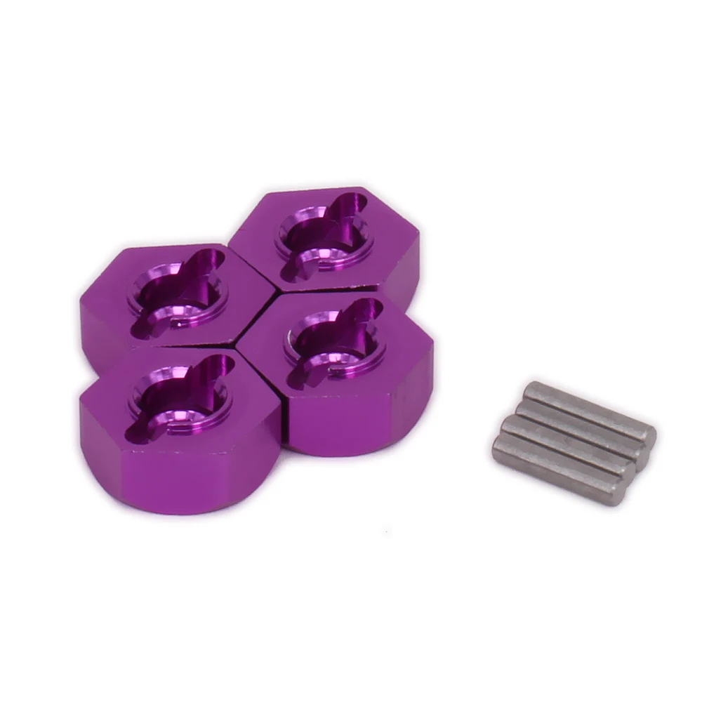 4 шт. алюминиевый адаптер для шестигранного колеса радиоуправляемой модели