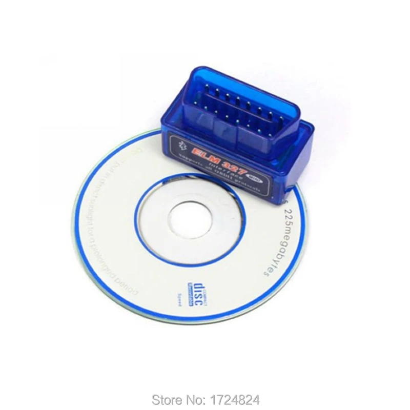 Super Mini Elm327 Bluetooth V2.1 OBD2 OBDII ELM 327 Auto Diagnostic Scanner Works On Android Torque |
