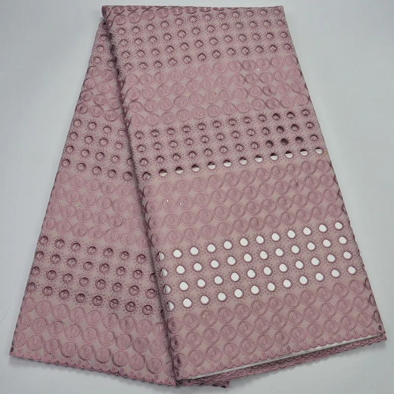 

(5yards/pc) high quality African polish cotton lace fabric elegant cream color Swiss voile lace for party dress CLP186