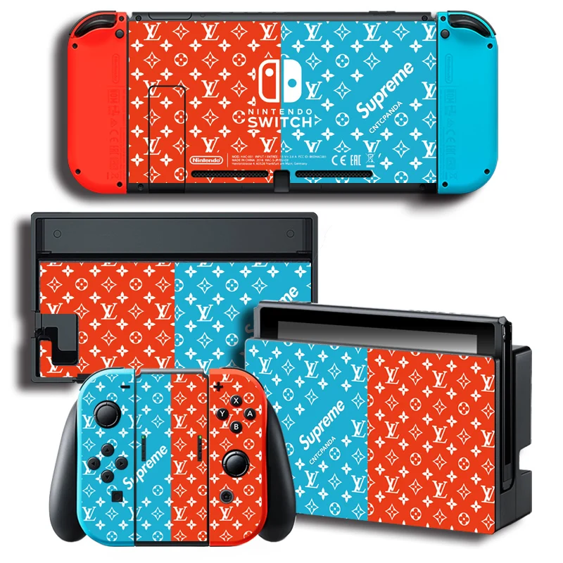 Виниловые Защитные Чехлы наклейки S для консоли Nintendo Switch NS + контроллер держатель
