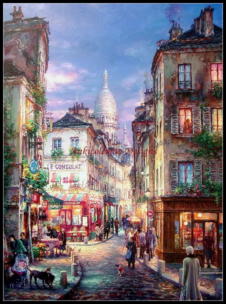 Рукоделие для вышивки DIY Французский DMC высокое качество-счетный набор крестиков