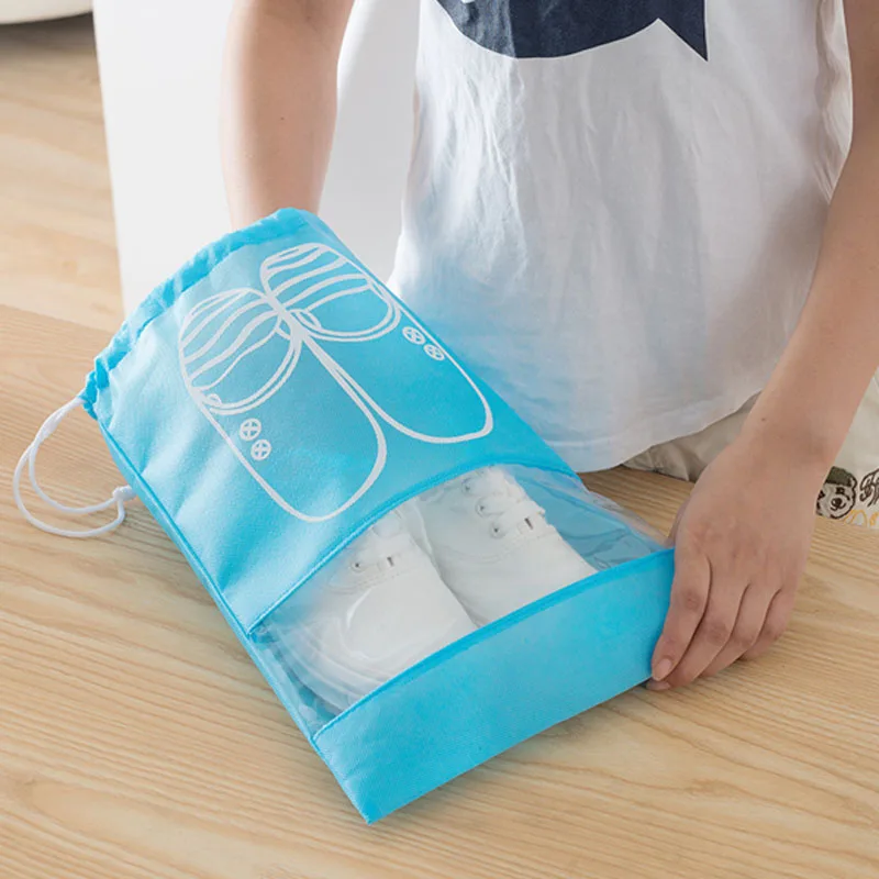 10 шт./лот водонепроницаемая сумка для обуви хранения дорожная портативная обувь