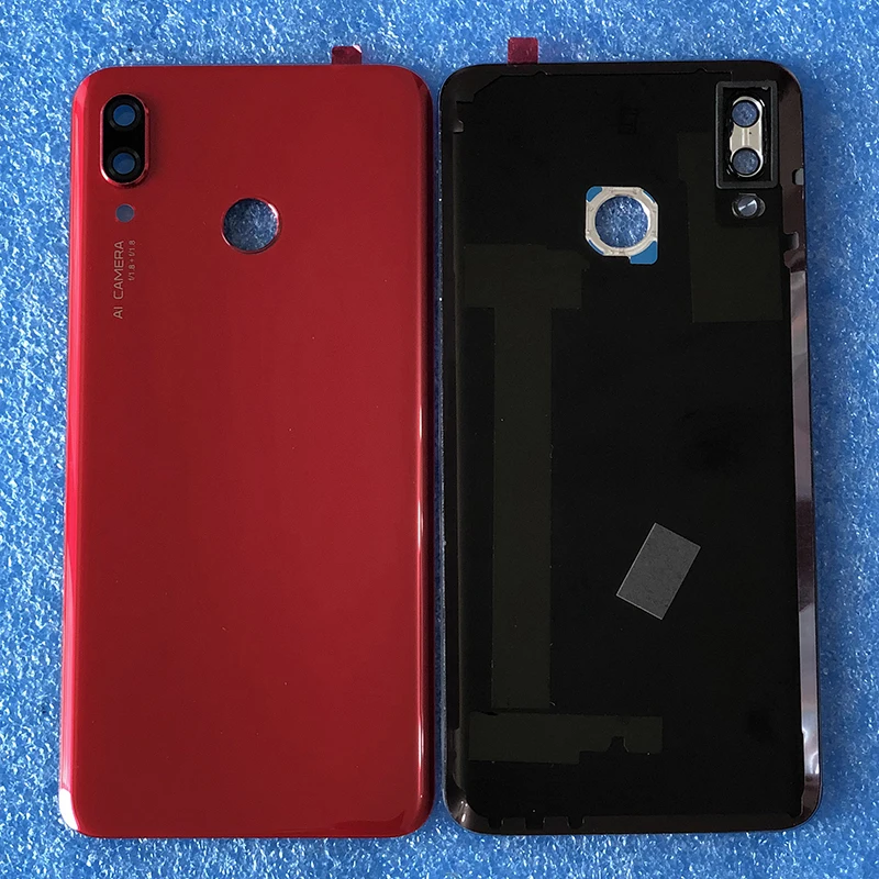 Для 6," huawei Nova 3 Axisinternational 3D стеклянная задняя крышка для батареи чехол Корпус+ рамка для камеры стеклянные линзы+ наклейка+ Инструменты