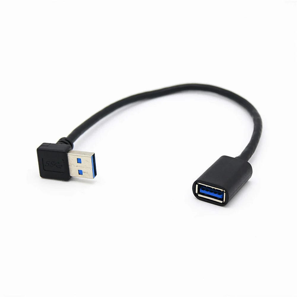 Удлинительный Кабель USB 3 0 с углом поворота 90 градусов штырь-гнездо