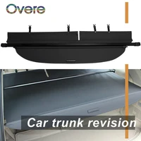 overe 1set car rear trunk cargo cover for toyota highlander 2015 2016 2017 2018 security shield shade retractable accessories