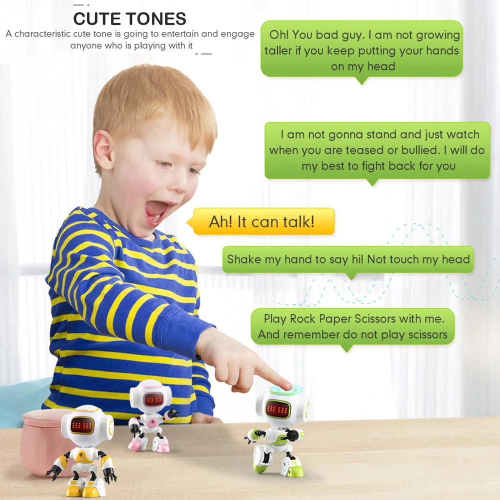 JJRC R9 LUBY Интеллектуальный умный радиоуправляемый робот с сенсорным управлением DIY