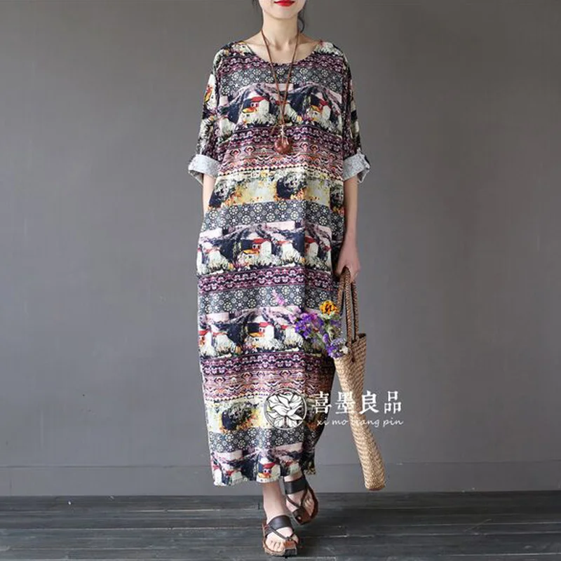 Женское летнее платье новинка 2017 модные женские хлопковые свободные платья