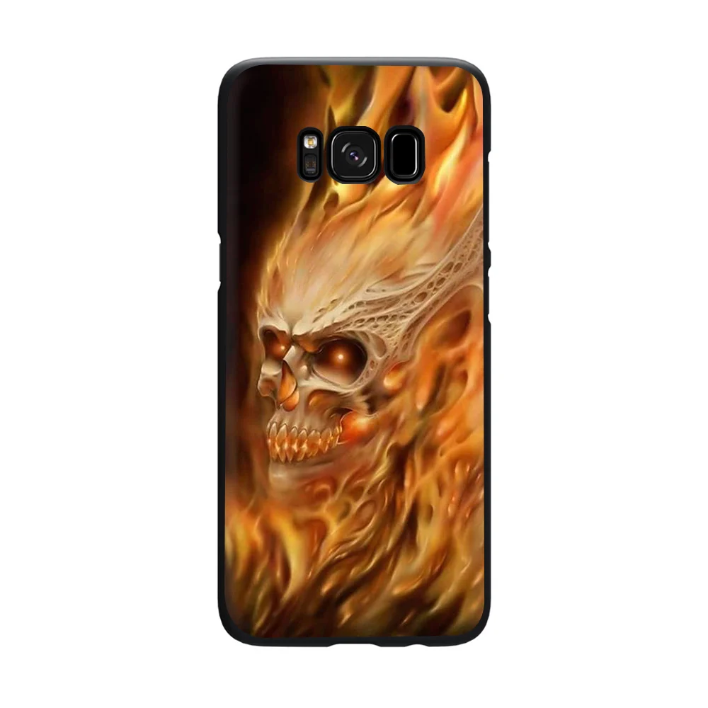 B7 Мрачный смерть с косой Скелет силиконовый чехол для телефона для Galaxy A3 A5 A6 плюс A7 A8 A9 S6 S7 край S8 S9 S10 плюс S10e Note 8 9 J6 - Цвет: B7
