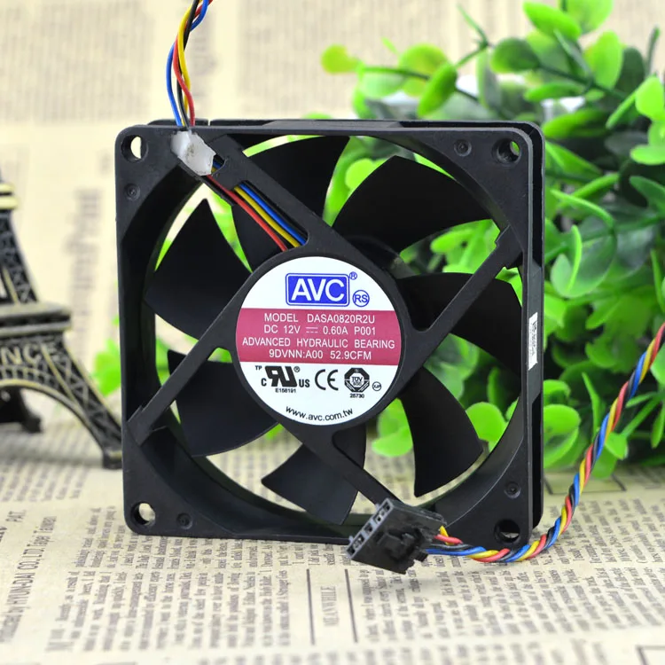 AVC 8020 DASA0820R2U 12 В 0 6a 4 провода для Optiplex 790 990 SFF чехол охлаждения Fa|sff case|optiplex |