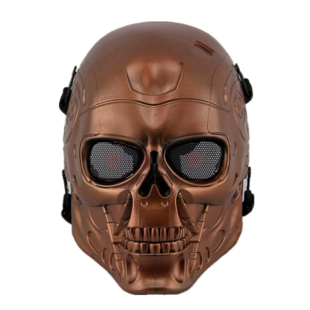 Тактический Череп Маска на лицо военные терминатор поле маска CS для лица
