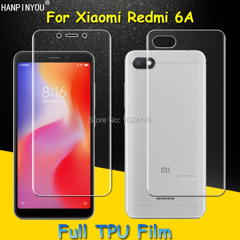 Защитная пленка из мягкого ТПУ для экрана Xiaomi Redmi 6A 5 45 &quotс полным покрытием (не