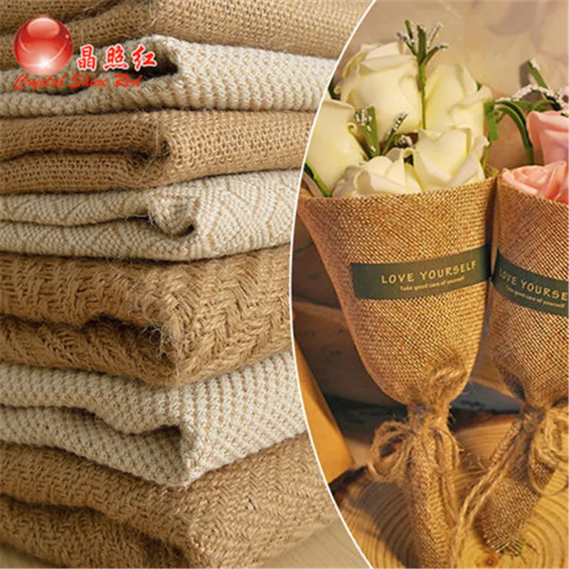 Полуметровая подставка 50x150 см джутовая пеньковая ткань сделай сам материал для