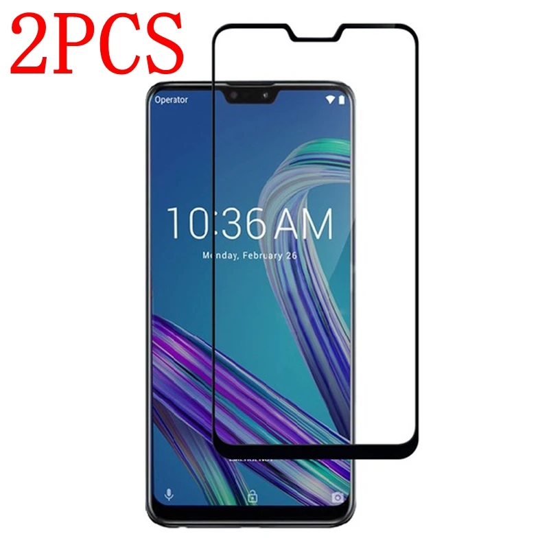 Закаленное стекло с полным покрытием для Asus Zenfone Max Pro M2 ZB631KL 2 шт. | Мобильные