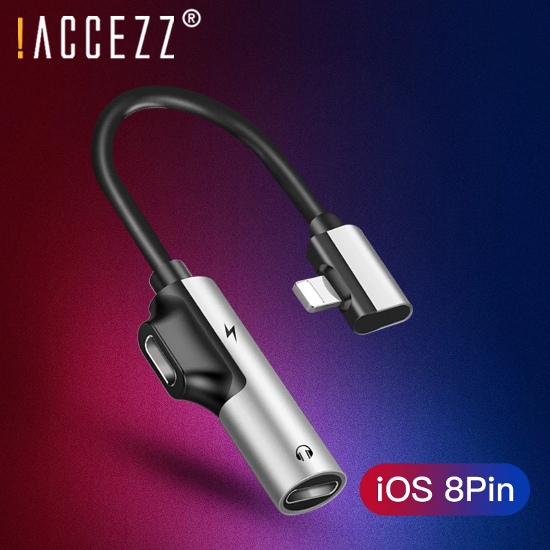 ! ACCEZZ телефонный адаптер для Apple зарядка вызов iphone X 8 7 Plus XS MAX XR аудио наушники