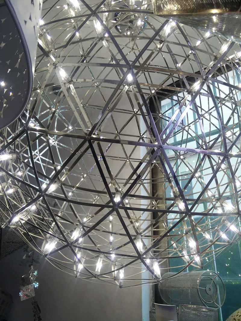 Запчасти/комплект Нержавеющая сталь подвесной светильник LED Фейерверк лампы мяч