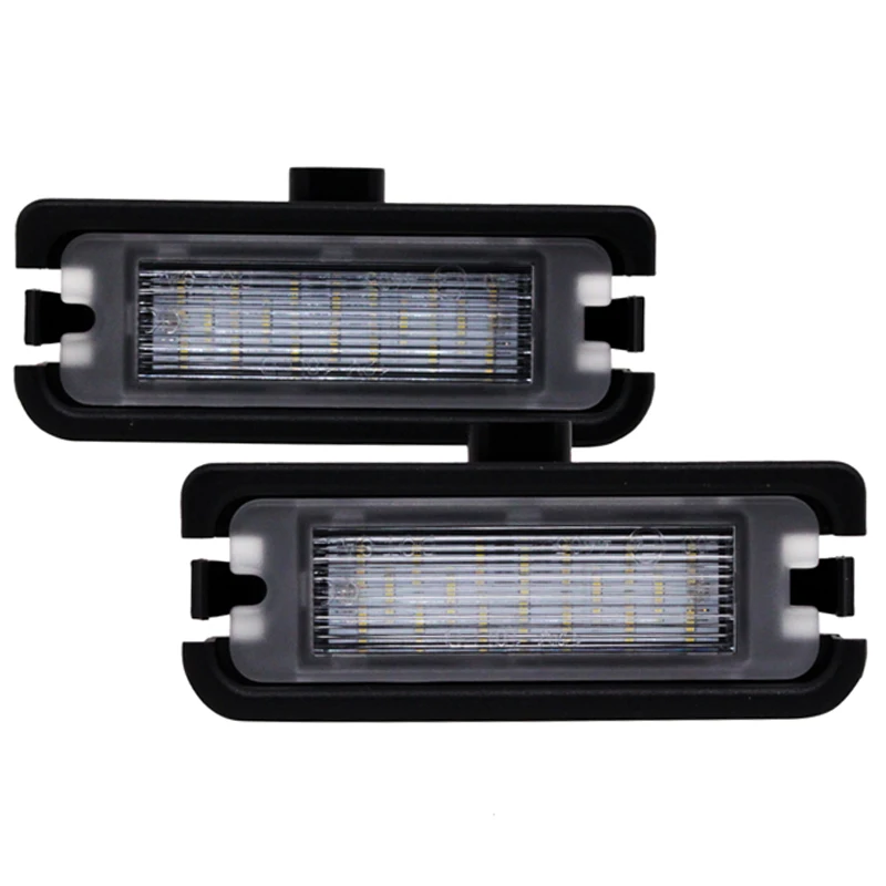 2 шт./компл. HAUSNN 12 В Canbus Светодиодная лампа номерного знака 18SMD белая безошибочная