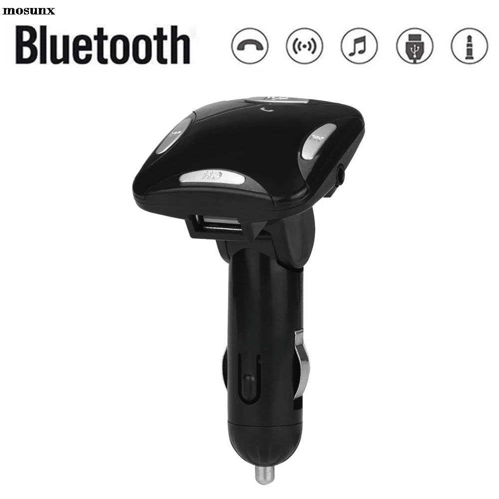 Mosunx новый черный Bluetooth LCD автомобильный комплект MP3 плеер fm передатчик модулятор SD