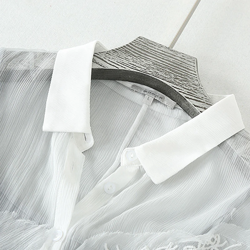 100% шелковая ткань для женской одежды с аппликациями в стиле пэчворк украшенное