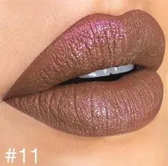 11 Pudaier Фирменная Новинка Высокое качество 18 цветов Sip гладкой блеск Флип матовая со стразами и жемчугом блеск для губ - Цвет: 11