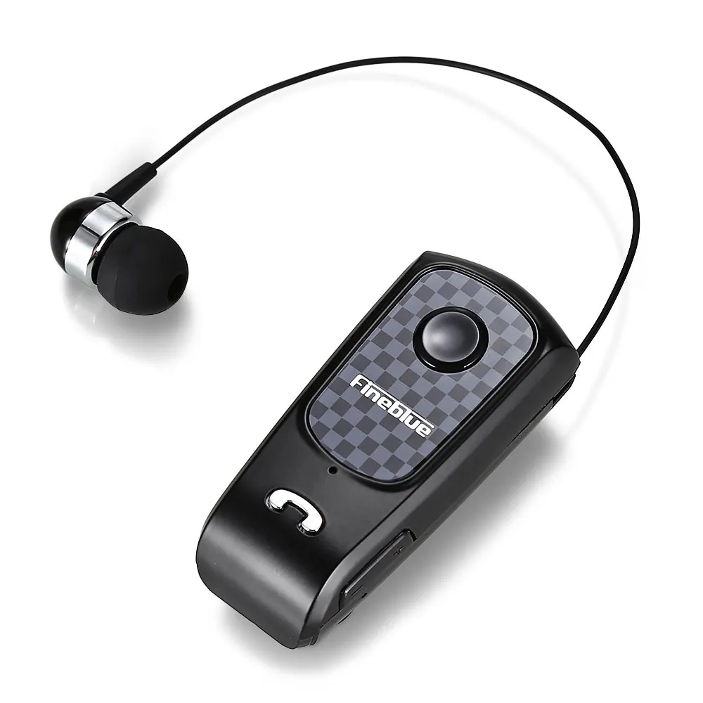 Fineblue F плюс Беспроводной Bluetooth наушники вызова напомнить вибрации Clip on Бизнес