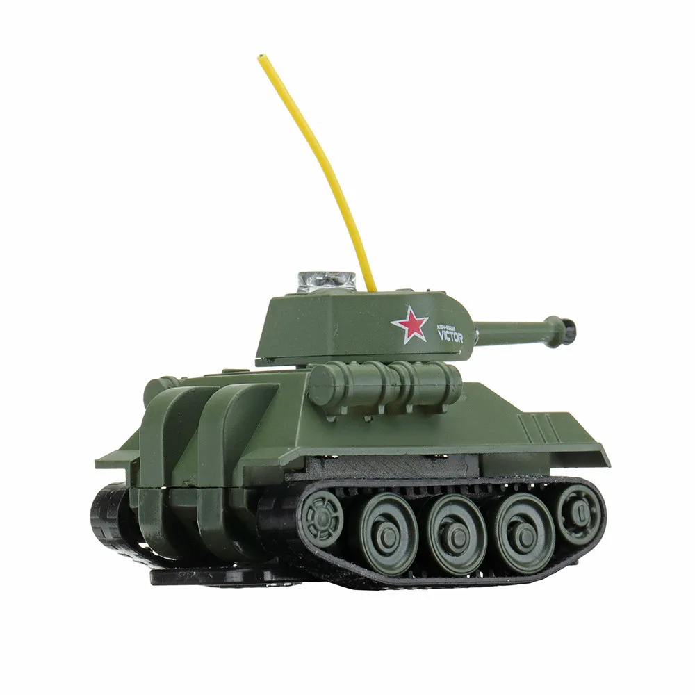 Happy Cow 777 215 4CH 68*41*40 мм Мини Радио RC автомобиль армейский боевой танк на ИК