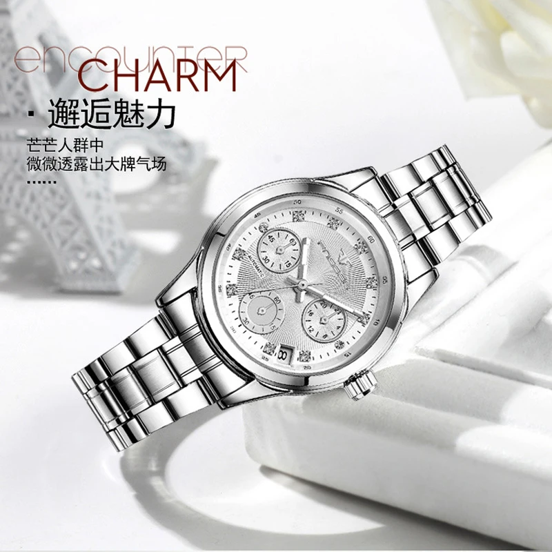 Montre Femme модные женские часы полностью автоматические механические наручные с