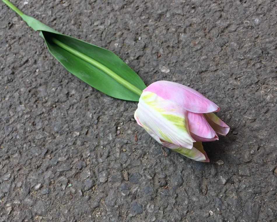 6 шт./лот, 3D принт, большой цветок, настоящее прикосновение, латексные тюльпаны, искусственный букет, искусственный цветок, свадебный букет, украшение для свадьбы