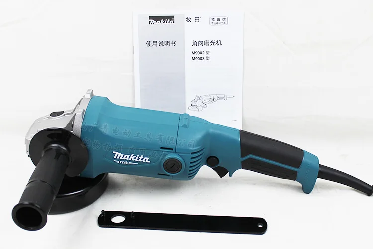 Новое поступление, японская угловая шлифовальная машина Makita M9002B, 125 мм("), шлифовальная машина для металла, 1050 Вт, 11000 об/мин, угловая полировальная машина - Цвет: Angle grinder M9002B