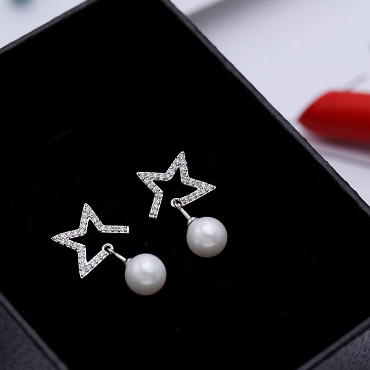 SWOUR новые модные ювелирные изделия S925 стерлингового серебра серьги кубический