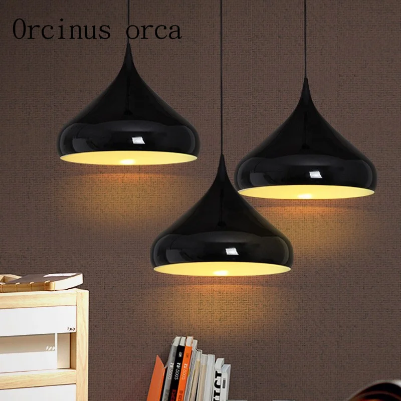 Beste Nordic Moderne Minimalistische Instrumenten Kroonluchters Restaurants Bars Woonkamer Persoonlijkheid Creatieve Aluminium Enkele Kroonluchter