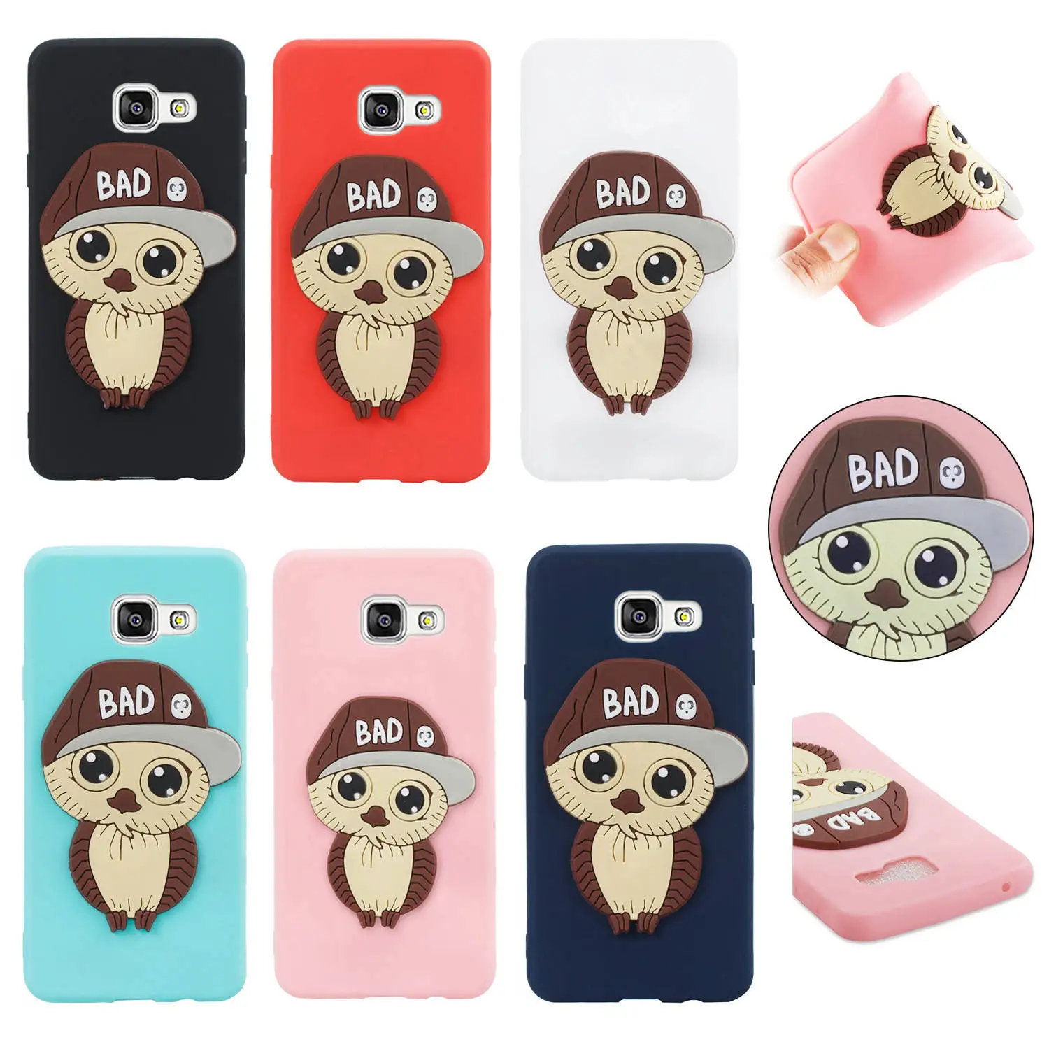 Сова pattern Защитный чехол для мобильных телефонов samsung A510 A5 2016 Мужские модельные