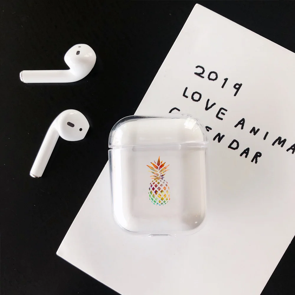 Чехол для Apple airpods симпатичный чехол с фруктами бананом Персиком лимоном