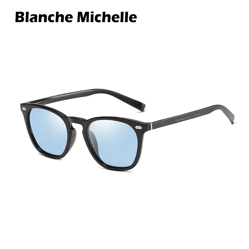 Мужские поляризованные солнцезащитные очки-хамелеоны Blanche Michelle TR90, UV400, фотохромные солнцезащитные очки для женщин, для вождения, gafas de sol, с коробкой