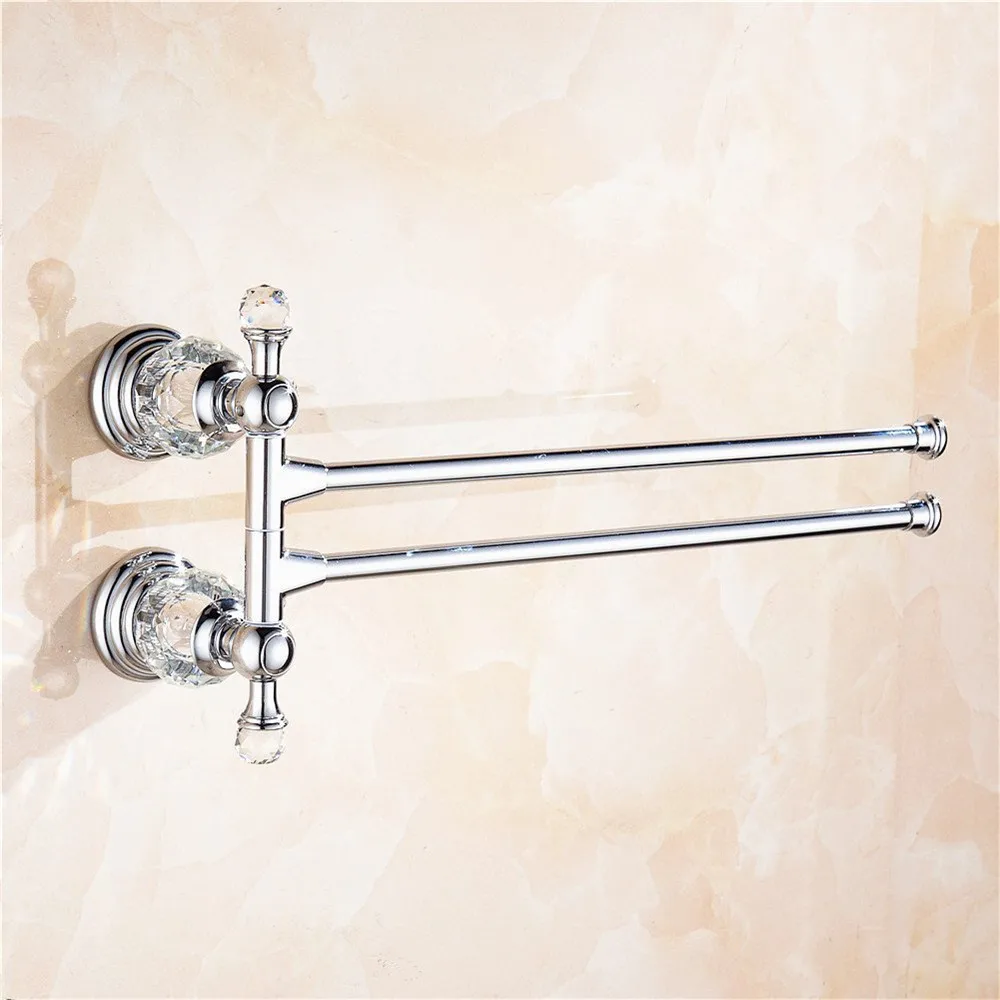 Лейден полированный хромированный сплав 2 поворотные руки полотенцесушитель