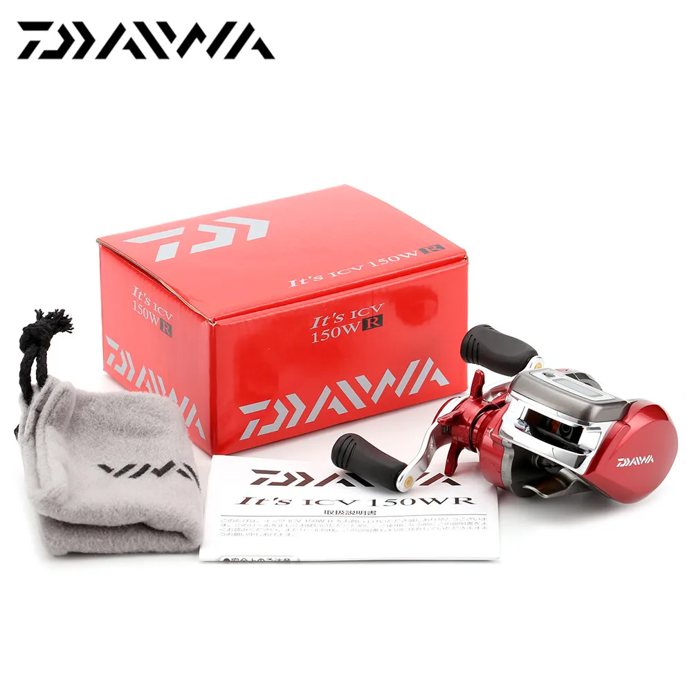 Оригинальная Рыболовная катушка DAIWA ICV 150 Вт L R для заброса приманки 6 3: 1 280 г 4 кг