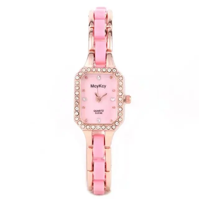 2017 брендовые роскошные золотые часы с кристаллами женские модные кварцевые