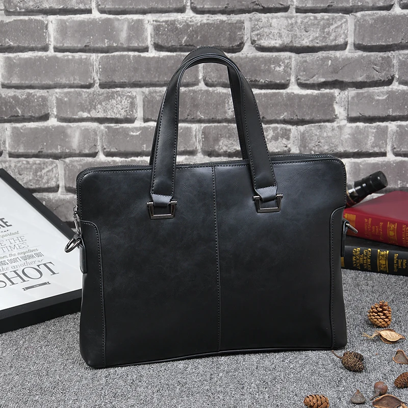 2017 Оригинальный Дизайн Портфель Новый мужская Сумка Сечение Кожаная Ретро Пакет