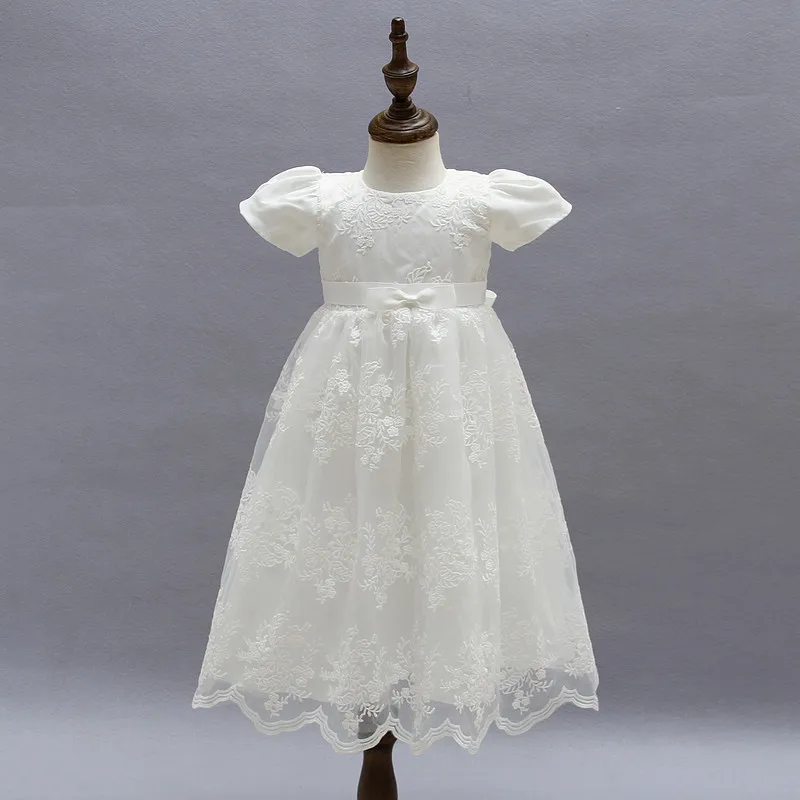 

Baby Girls Dresses Christening Gown Dresses Infantis Newborn boys girls Birthday Party Baptism Gown