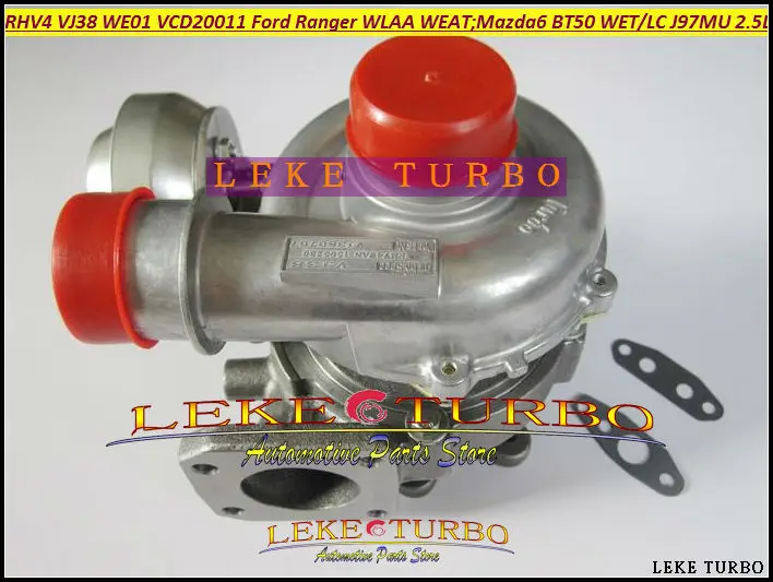 Турбокомпрессор Turbo RHV4 VJ38 WE01 WE01F VCD20011 для FORD Ranger WLAA WEAT MAZDA 6 2006 BT50 BT 50 WET WLC J97MU л кВт|turbo