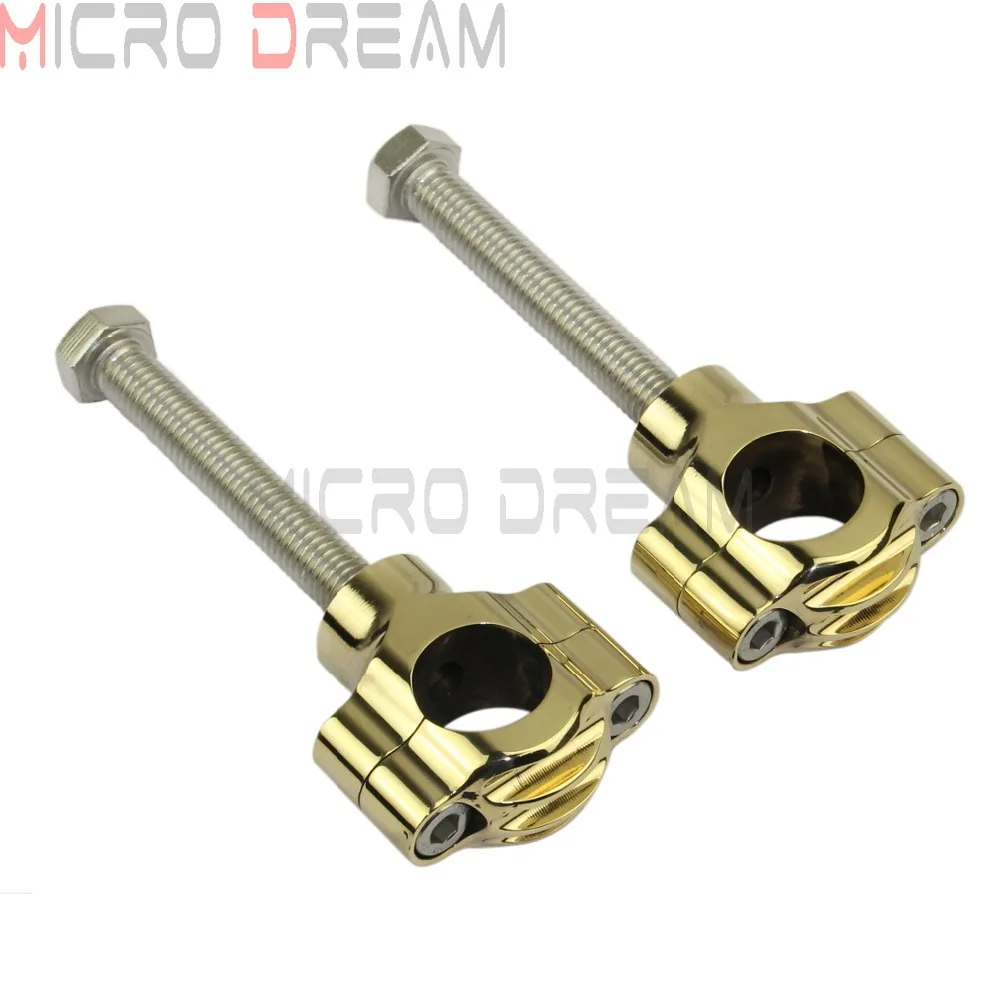Латунные мотоциклетные подъемники грубого ремесла 1 дюйм крепление на руль зажим